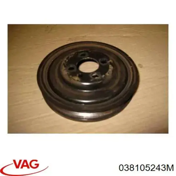 Шкив коленвала (демпфер) VAG 038105243M цена, от 10.19 USD