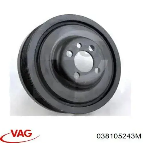 038105243M VAG Шкив коленчатого вала