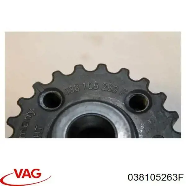 038105263F VAG Звезда коленчатого вала