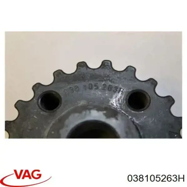 Купить 038105263H VAG Шестерня привода коленвала двигателя