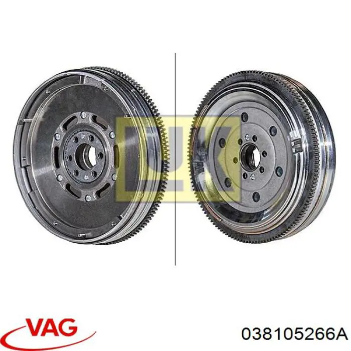 Маховик двигателя VAG 038105266A цена, от 355.87 USD