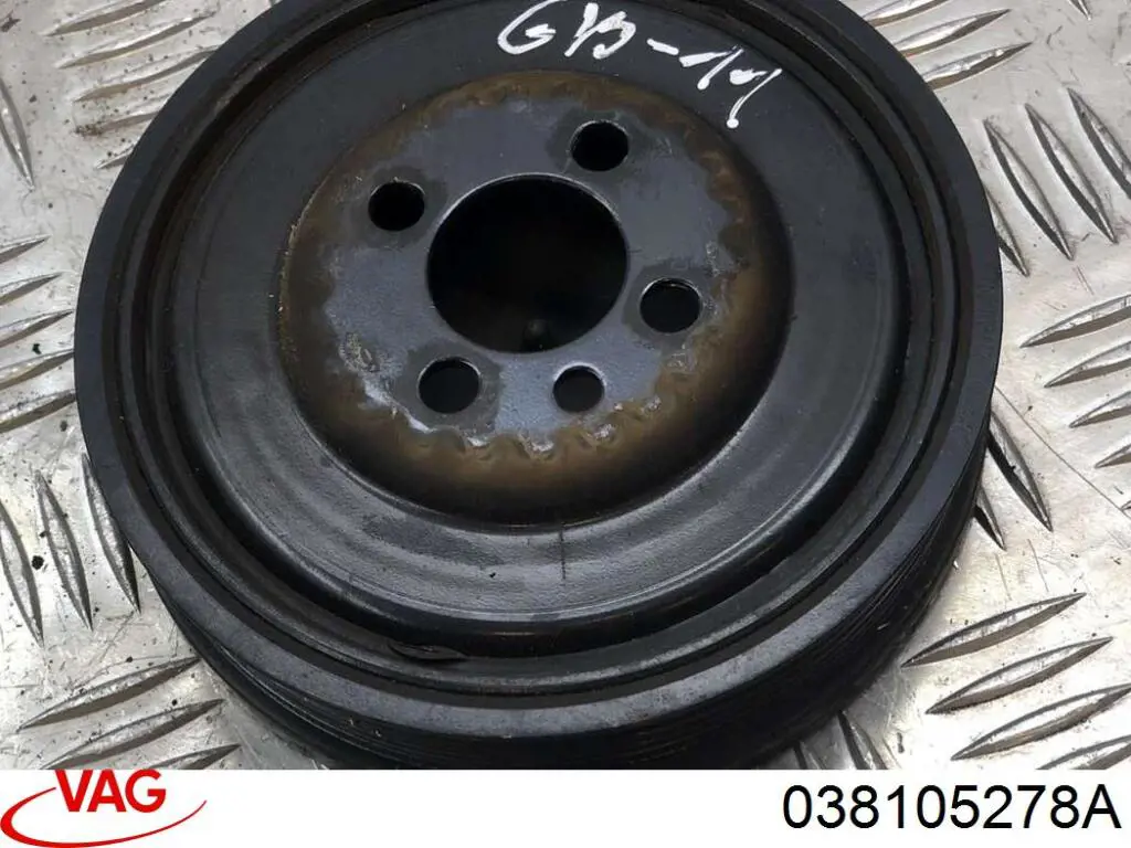 Купить 038105278A VAG Крышка (заглушка) шкива коленвала