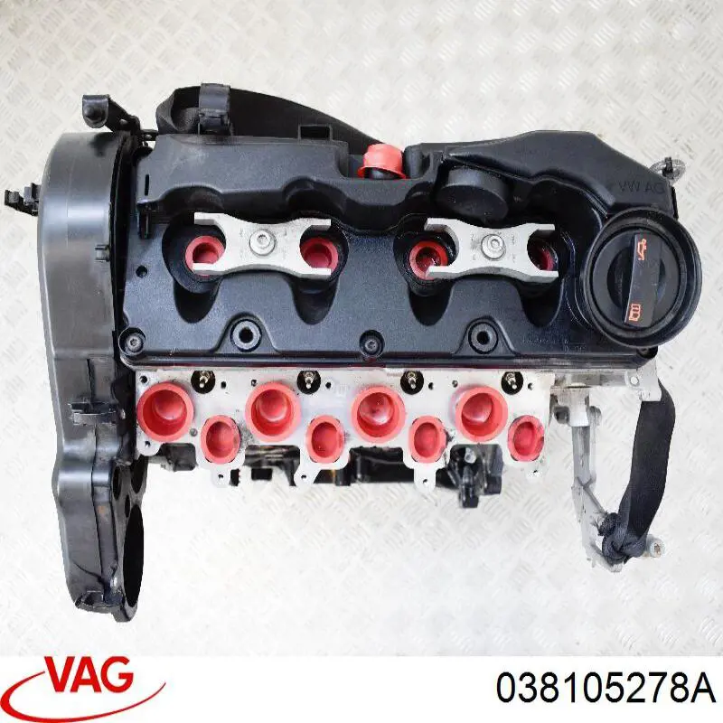 Крышка (заглушка) шкива коленвала VAG 038105278A