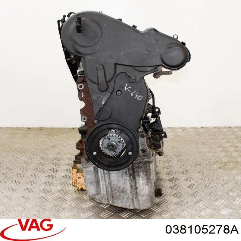 Крышка (заглушка) шкива коленвала VAG 038105278A цена, от 2.86 USD