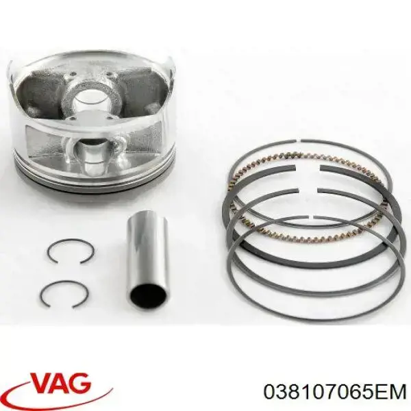 Поршня на 1 цилиндр, STD Engitech ENT050044STD