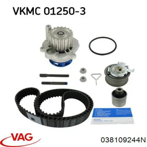 Обводной ролик ремня ГРМ VAG 038109244N цена, от 13.62 USD