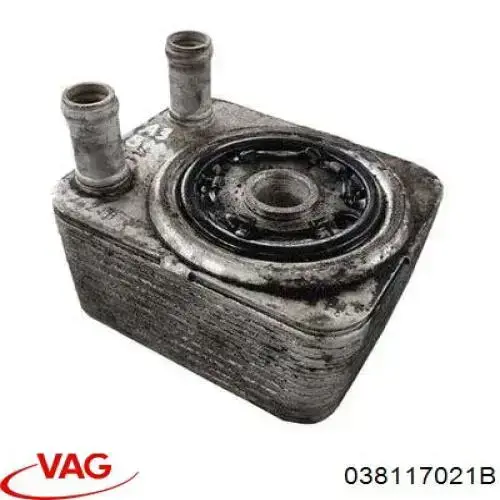 Радиатор масляный (холодильник), под фильтром VAG 038117021B цена, от 5.65 USD