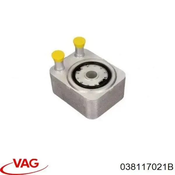 Купить 038117021B VAG Радиатор масляный (холодильник), под фильтром