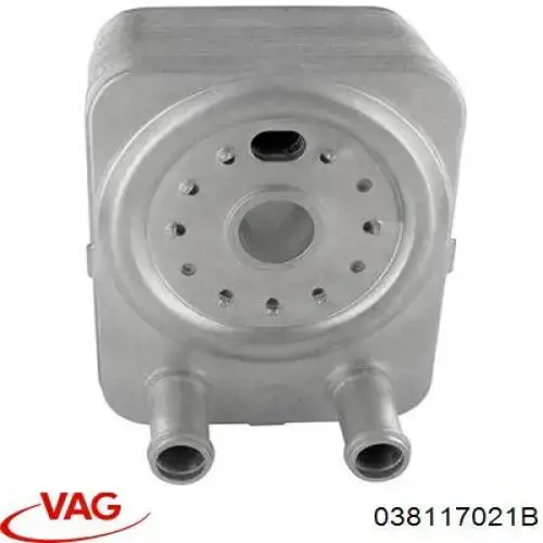 Радиатор масляный холодильник VAG 038117021B