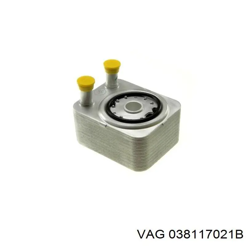 Купить 038117021B VAG Радиатор масляный (холодильник), под фильтром