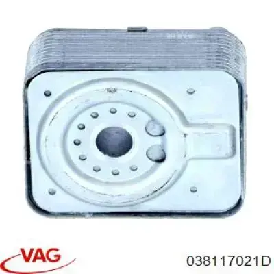 Радиатор масляный холодильник VAG 038117021D