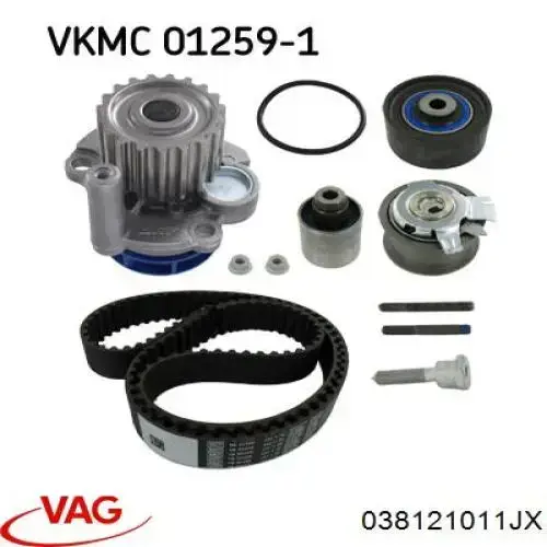 Помпа охлаждения VAG 038121011JX цена, от 22.90 USD