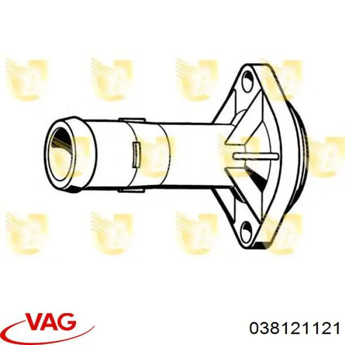 038121121 VAG фланец системы охлаждения (тройник)