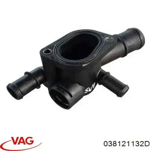 038121132D VAG Тройник системы охлаждения
