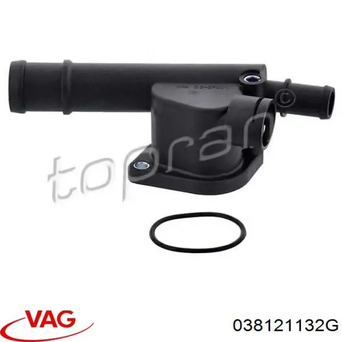 Фланец системы охлаждения VAG 038121132G цена, от 6.29 USD