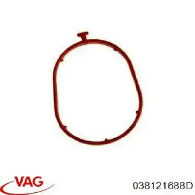 038121688D VAG прокладка фланца (тройника системы охлаждения)