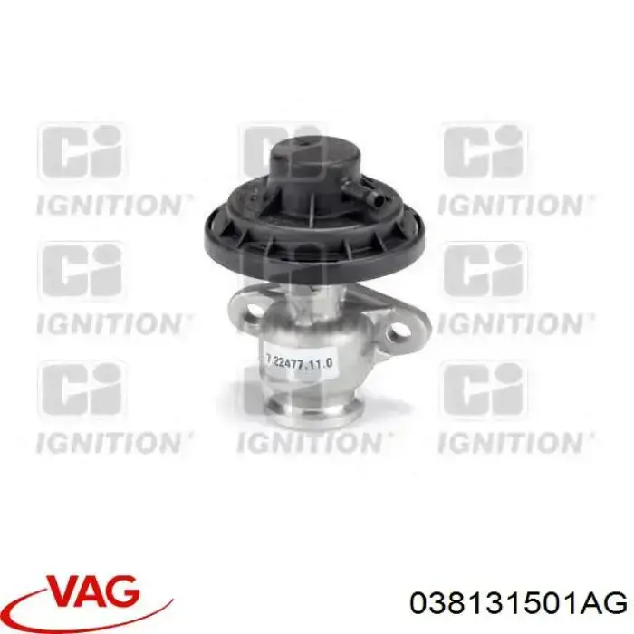 Купить 038131501AG VAG Клапан EGR системы рециркуляции отработавших газов