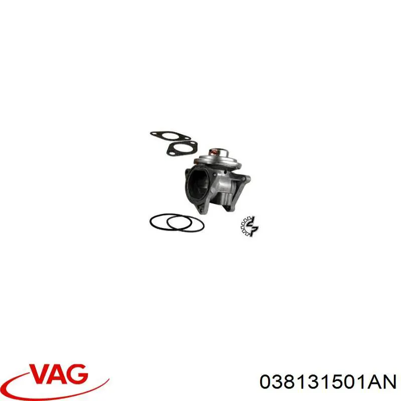 Клапан EGR, рециркуляции газов VAG 038131501AN