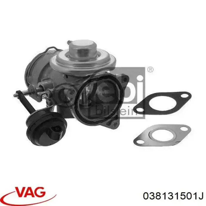 Купить 038131501J VAG Клапан EGR системы рециркуляции отработавших газов