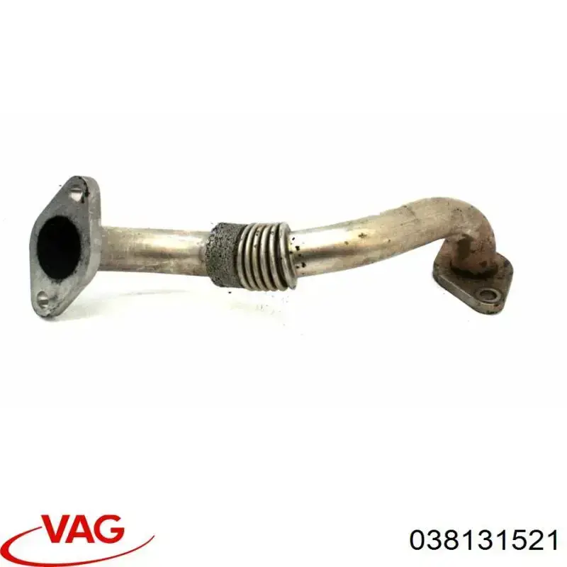 Патрубок системы рециркуляции отработавших газов EGR 038131521 VAG