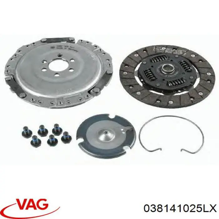 Лепестковая корзина сцепления VAG 038141025LX цена, от 37.30 USD