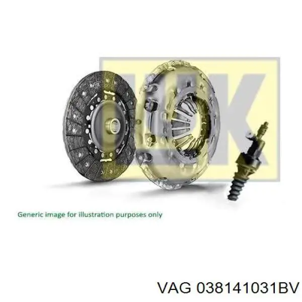 Диск сцепления VAG 038141031BV цена, от 53.22 USD