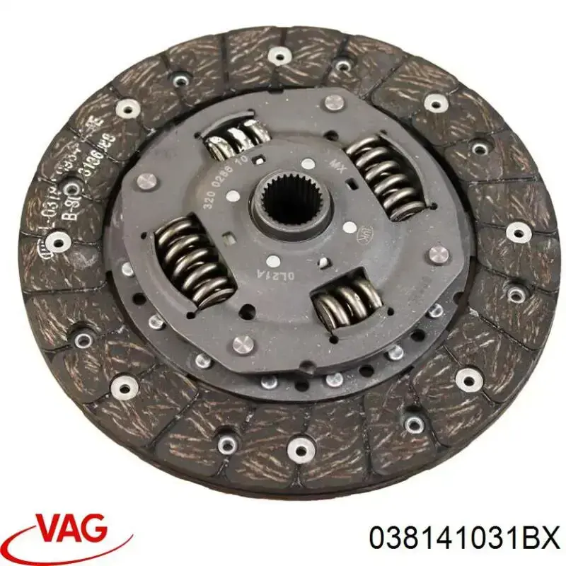 Купить 038141031BX VAG Диск сцепления
