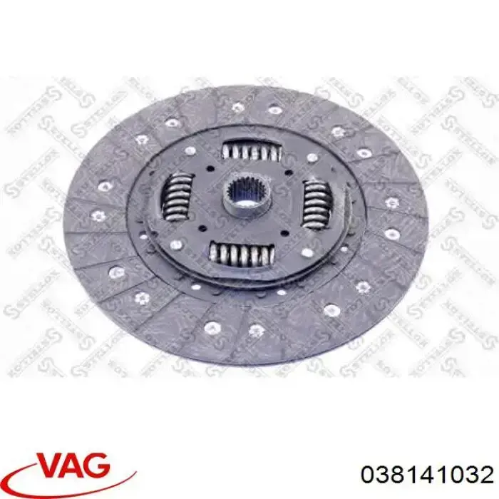 038141032 VAG Disco de embrague original y equivalente