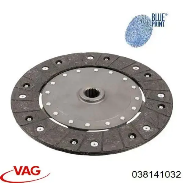 Купить 038141032V VAG Диск сцепления