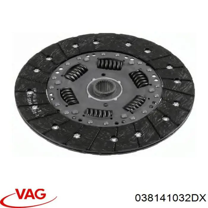 Диск сцепления 038141032DX VAG