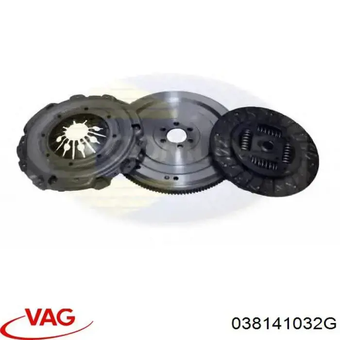 Диск сцепления 038141032G VAG
