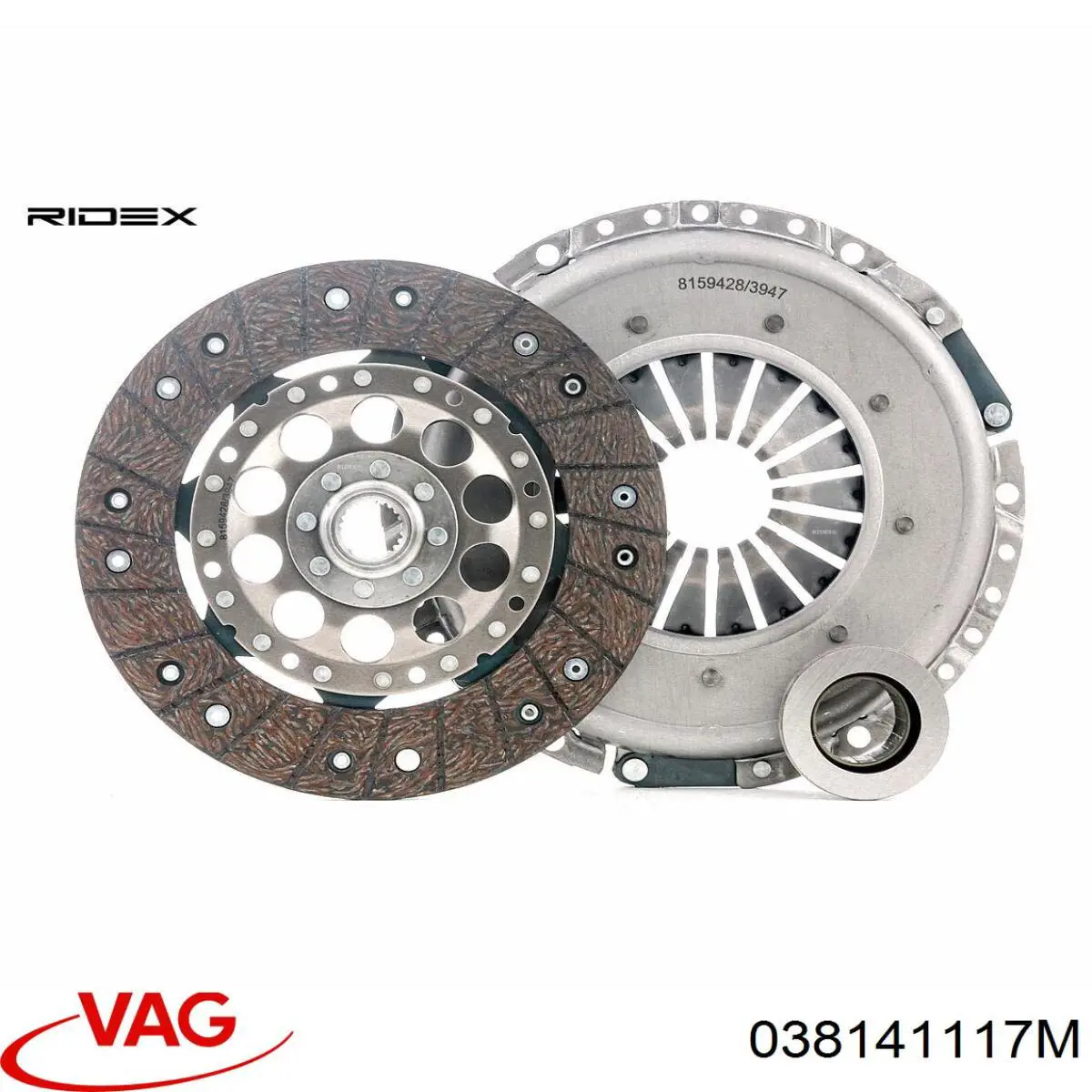 038141117E VAG Нажимной диск сцепления