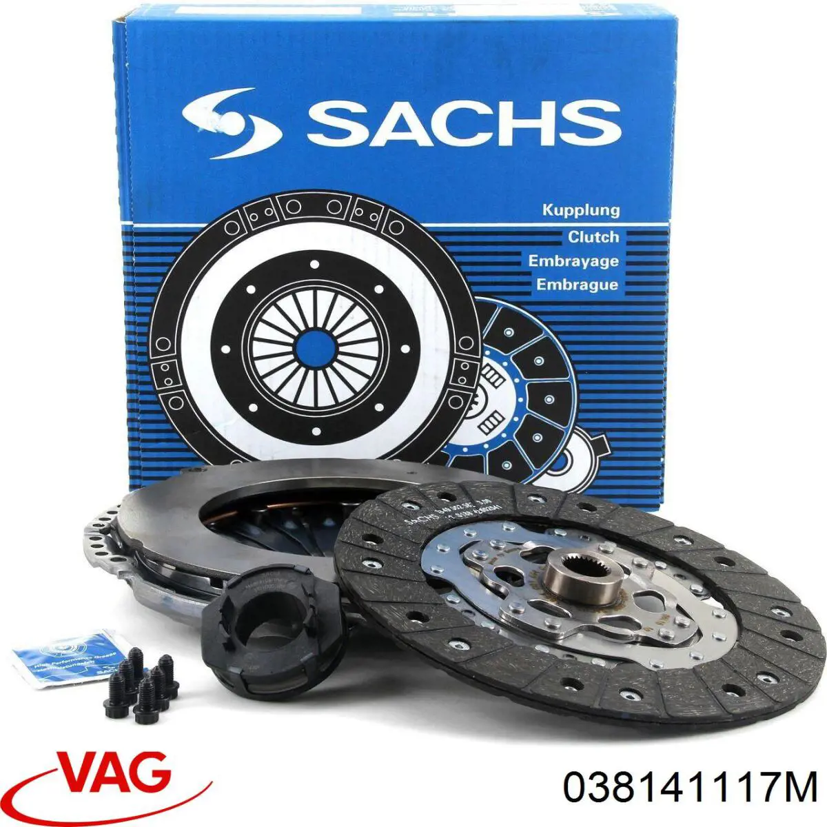 Лепестковая корзина сцепления VAG 038141117E цена, от 10.14 USD