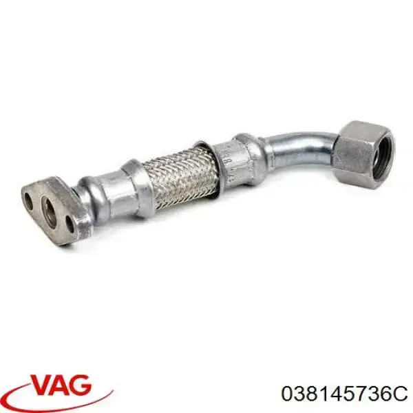 Купить 038145736C VAG Трубка (шланг) отвода масла от турбины