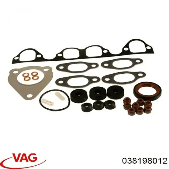 038198012 VAG комплект прокладок двигателя верхний