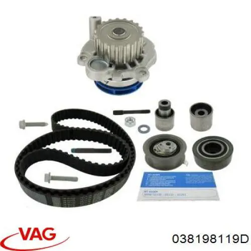 038198119D VAG Комплект ремня ГРМ