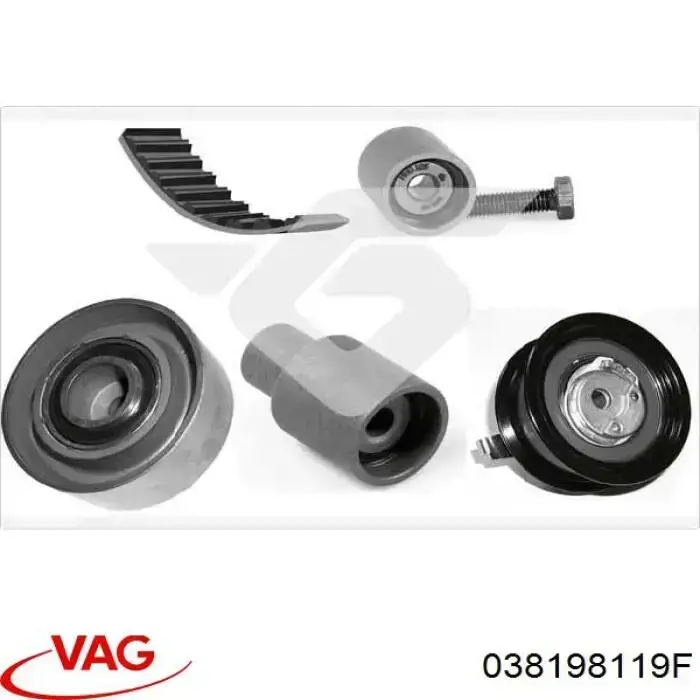 Комплект ГРМ 038198119F VAG