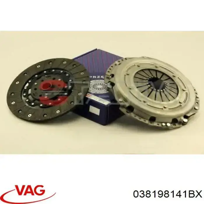 Комплект сцепления (3 части) VAG 038198141BX цена, от 169.23 USD