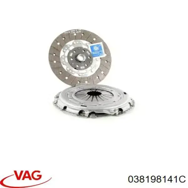Комплект сцепления (3 части) VAG 038198141C цена, от 117.90 USD