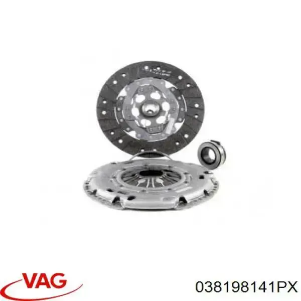 Лепестковая корзина сцепления VAG 038198141PX цена, от 76.65 USD