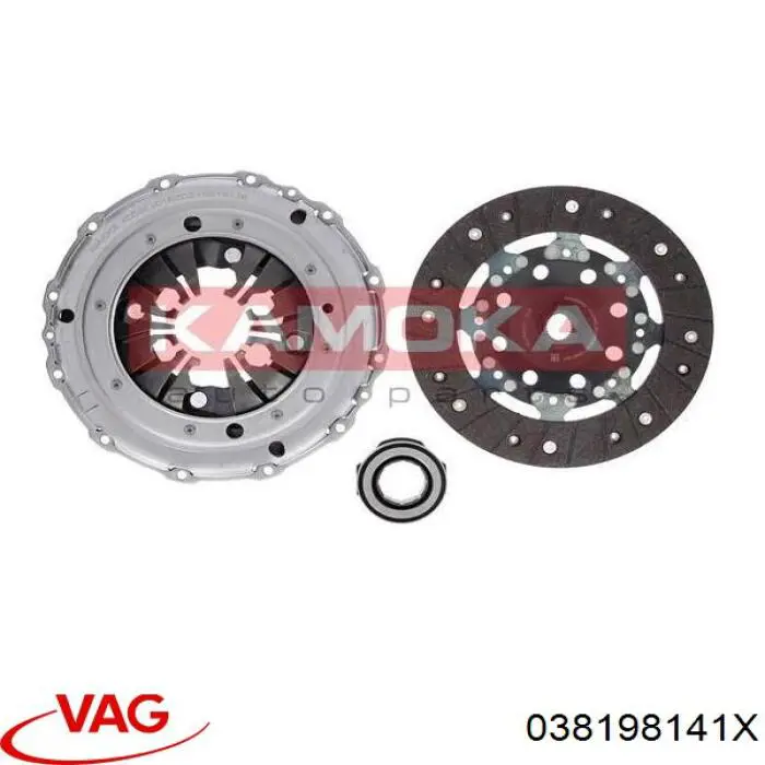 Комплект сцепления (3 части) VAG 038198141X цена, от 147.79 USD
