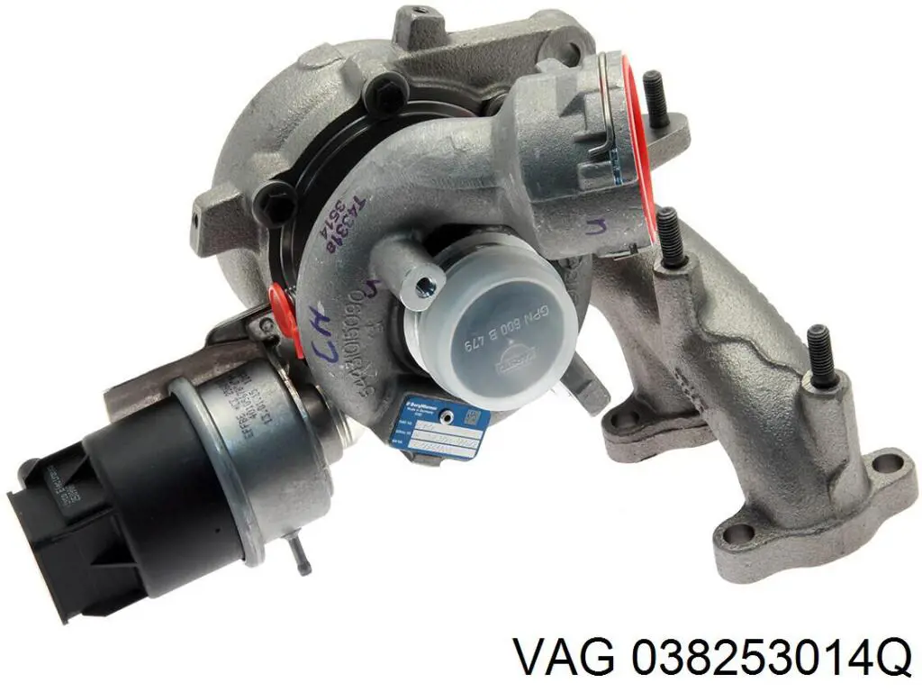038253014Q VAG Турбонаддув