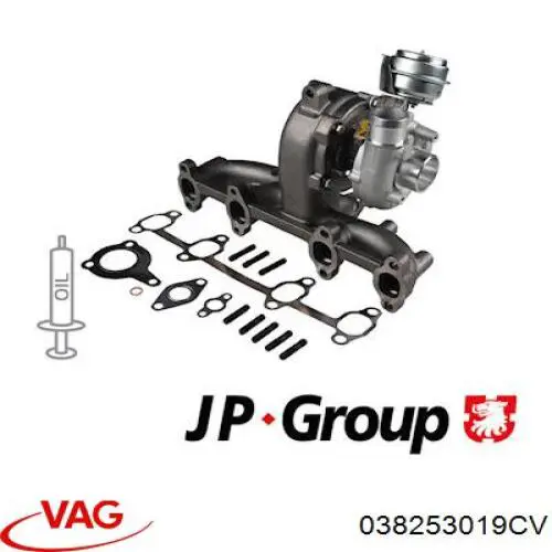 Турбонагнетатель VAG 038253019CV цена, от 232.94 USD