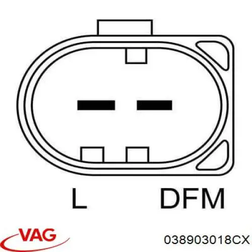 Автомобильный генератор VAG 038903018CX цена, от 105.68 USD