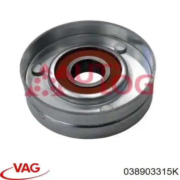 Роликовий модуль натяжителя ремня VAG 038903315K цена, от 42.66 USD