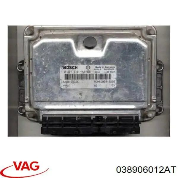 038906012AT VAG Мозги двигателя