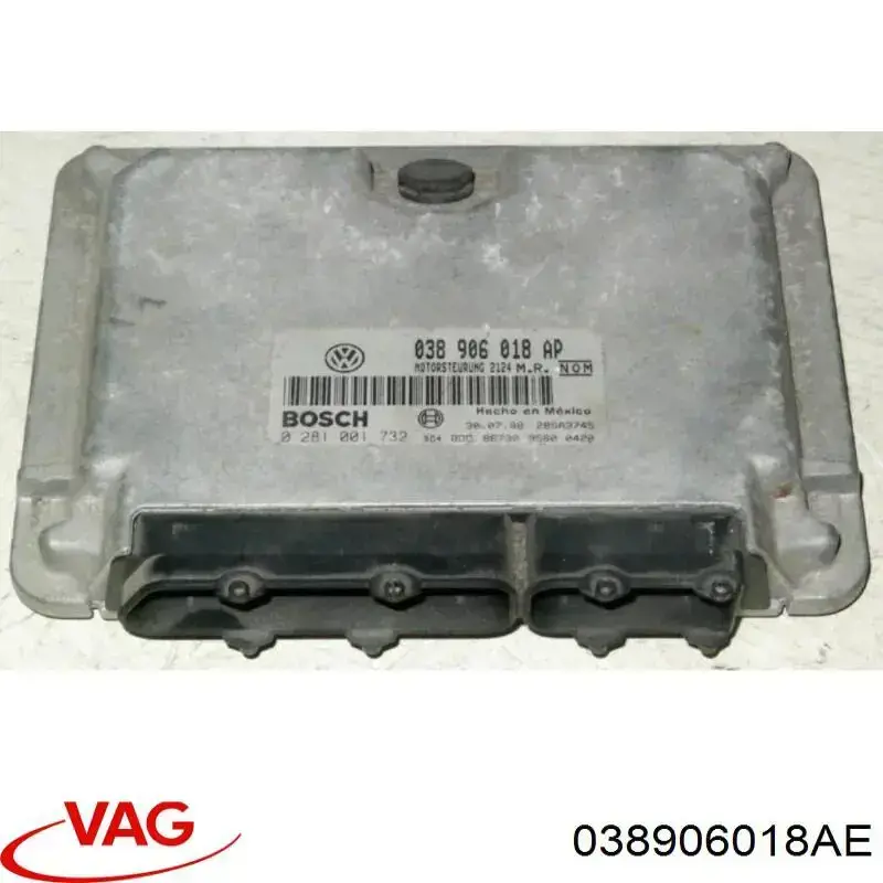 ЭБУ двигателем VAG 038906018AP цена, от 31.67 USD