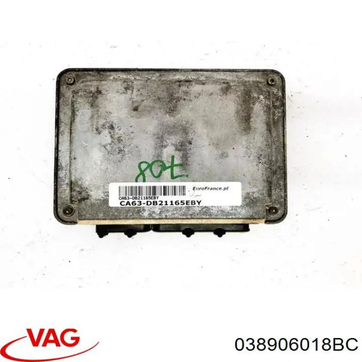 038906018BC VAG módulo de direção (centralina eletrônica de motor)