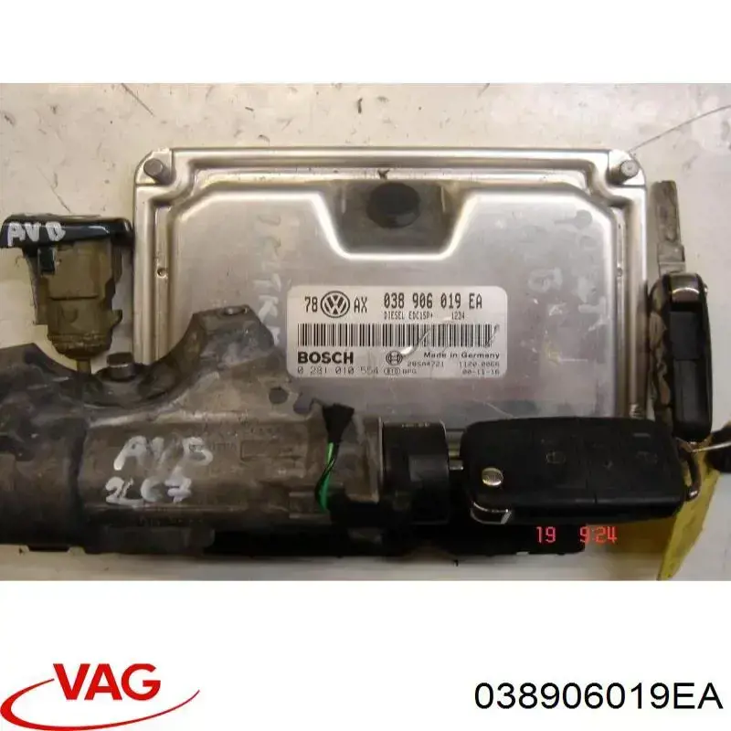 038906019EA VAG Мозги двигателя
