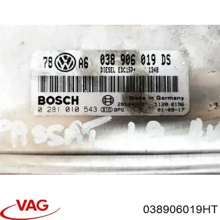 Блок управления двигателем 038906019HT VAG